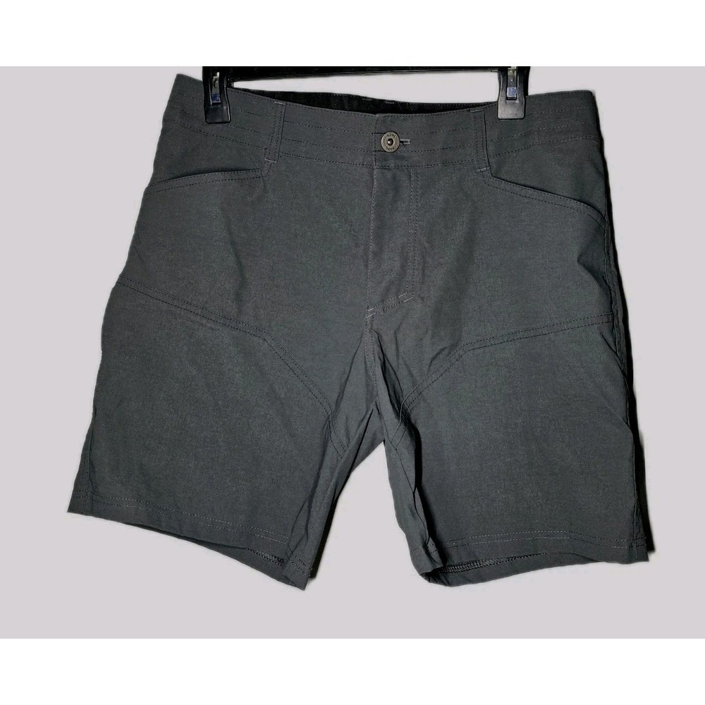 Kuhl Silencr Cargo Shorts Mens 32 Dk. Gray Lightweight Hiking Outdoor Camping